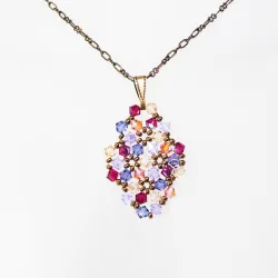 Pendant 45cm - Terence Rhombus S-Bronze Chain - Pendant 45cm - Laiton bronze